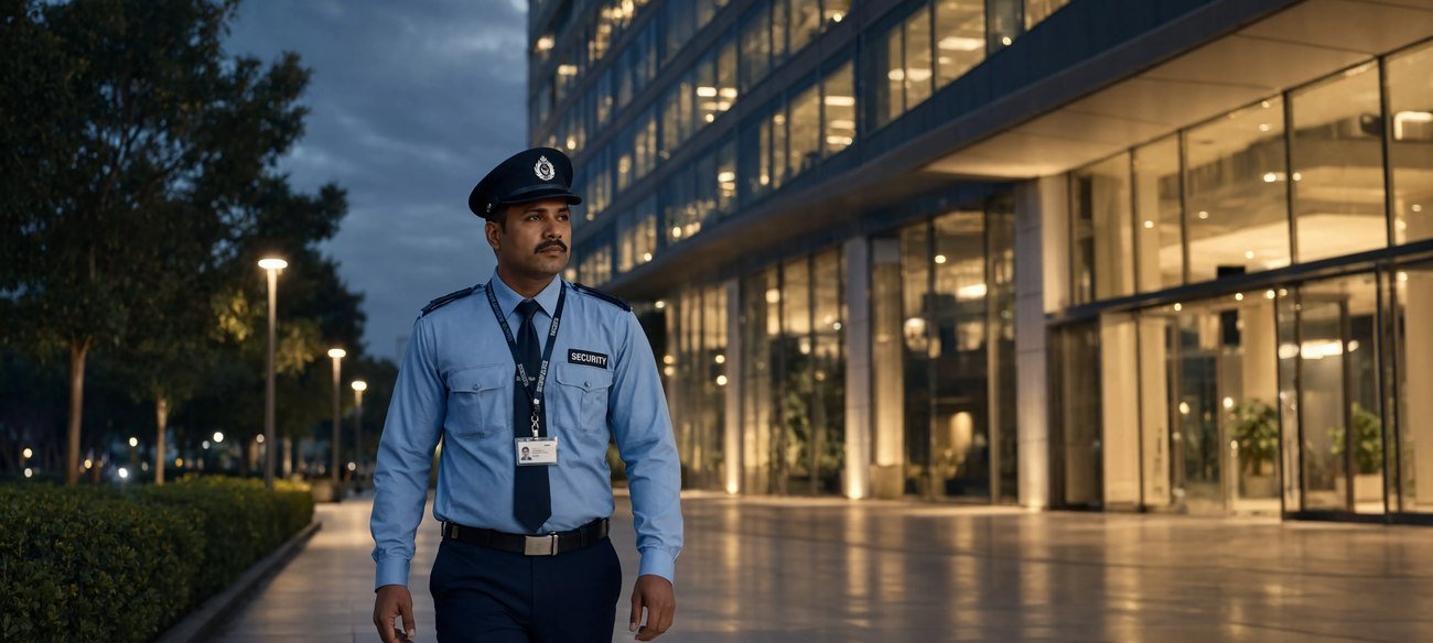 Bryte corporate office security team at work in the evening